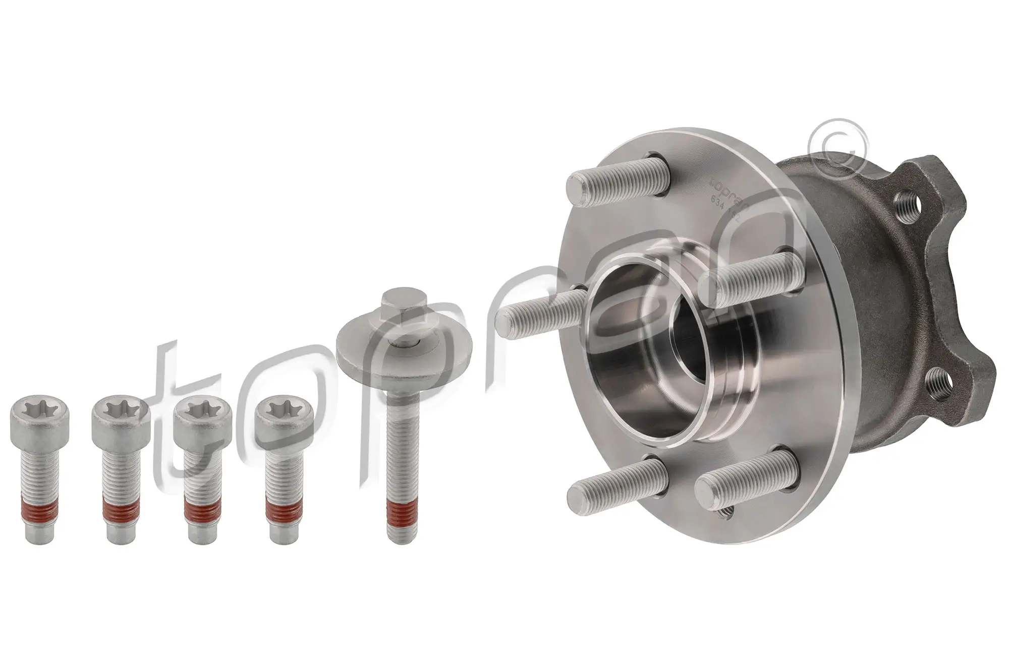 Radlagersatz Hinterachse links Hinterachse rechts TOPRAN 634 152