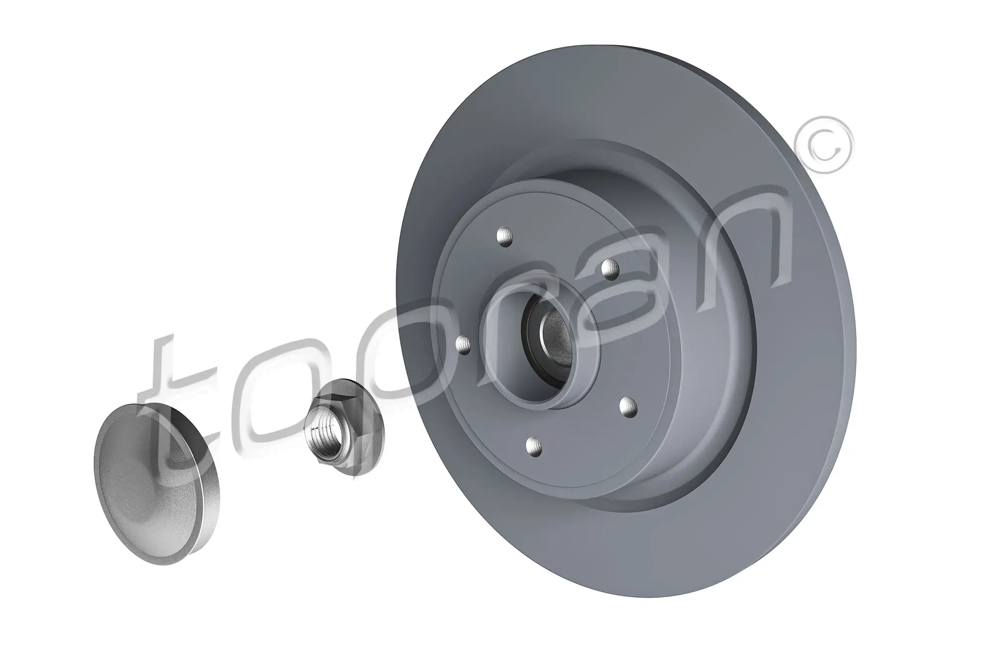 Bremsscheibe Hinterachse TOPRAN 700 644