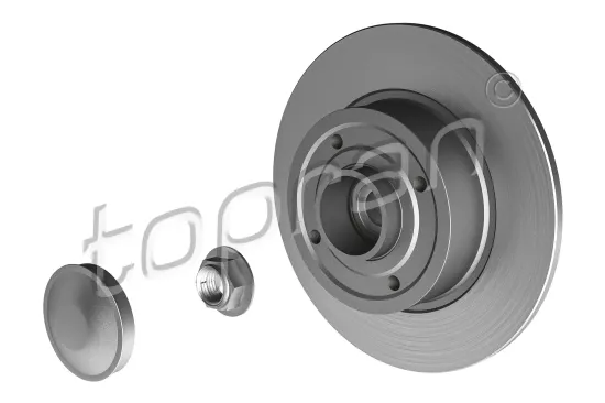 Bremsscheibe Hinterachse TOPRAN 700 650 Bild Bremsscheibe Hinterachse TOPRAN 700 650