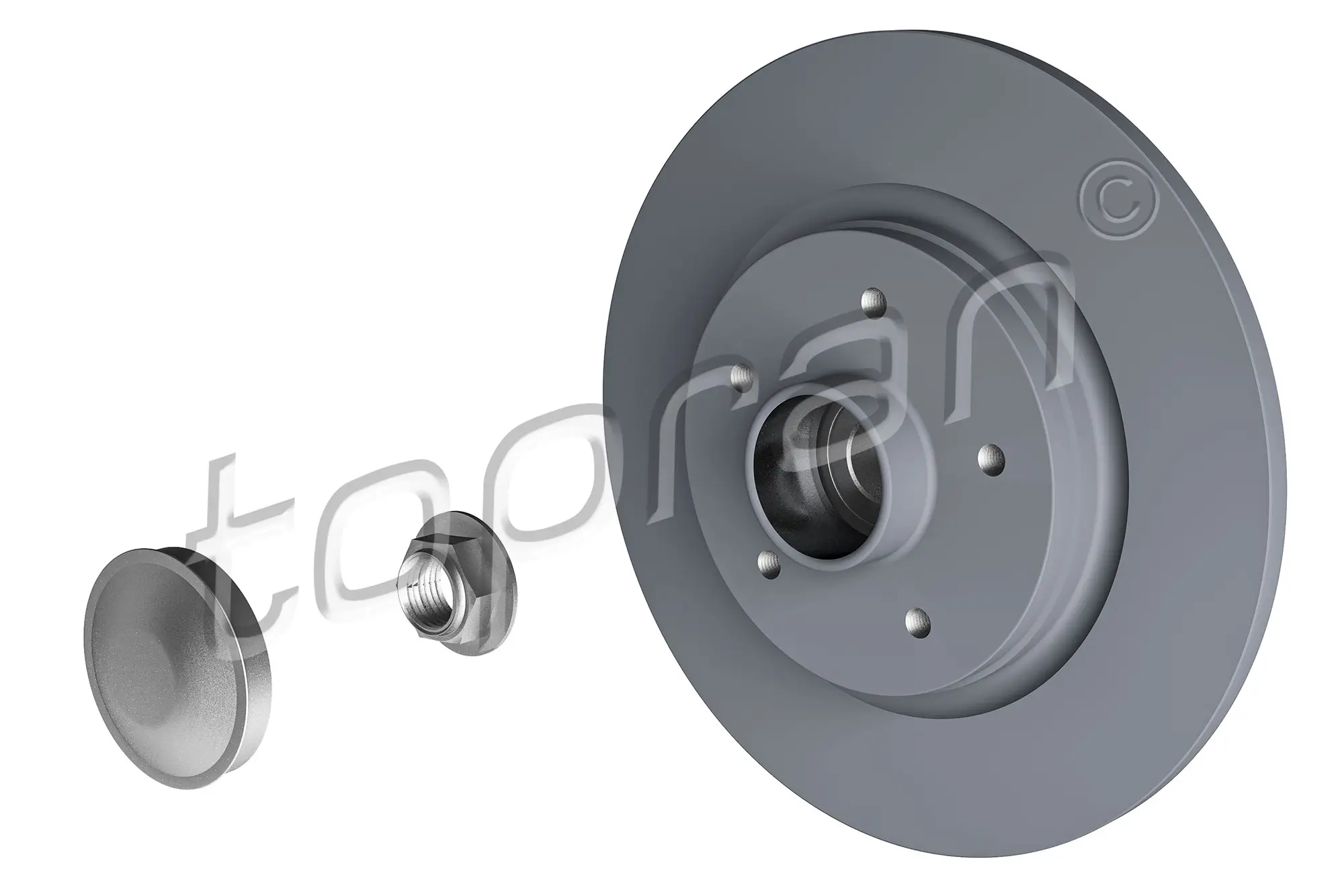 Bremsscheibe Hinterachse TOPRAN 700 819