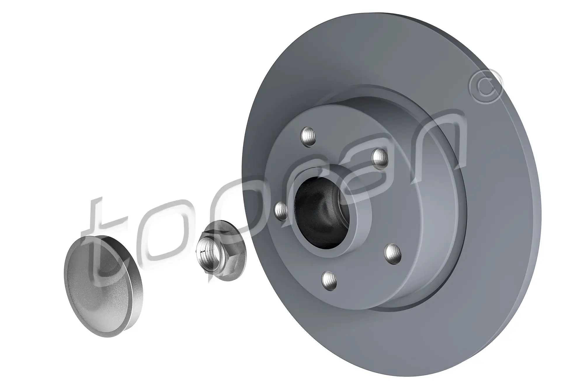 Bremsscheibe Hinterachse TOPRAN 701 922