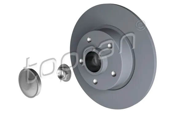 Bremsscheibe Hinterachse TOPRAN 701 922 Bild Bremsscheibe Hinterachse TOPRAN 701 922