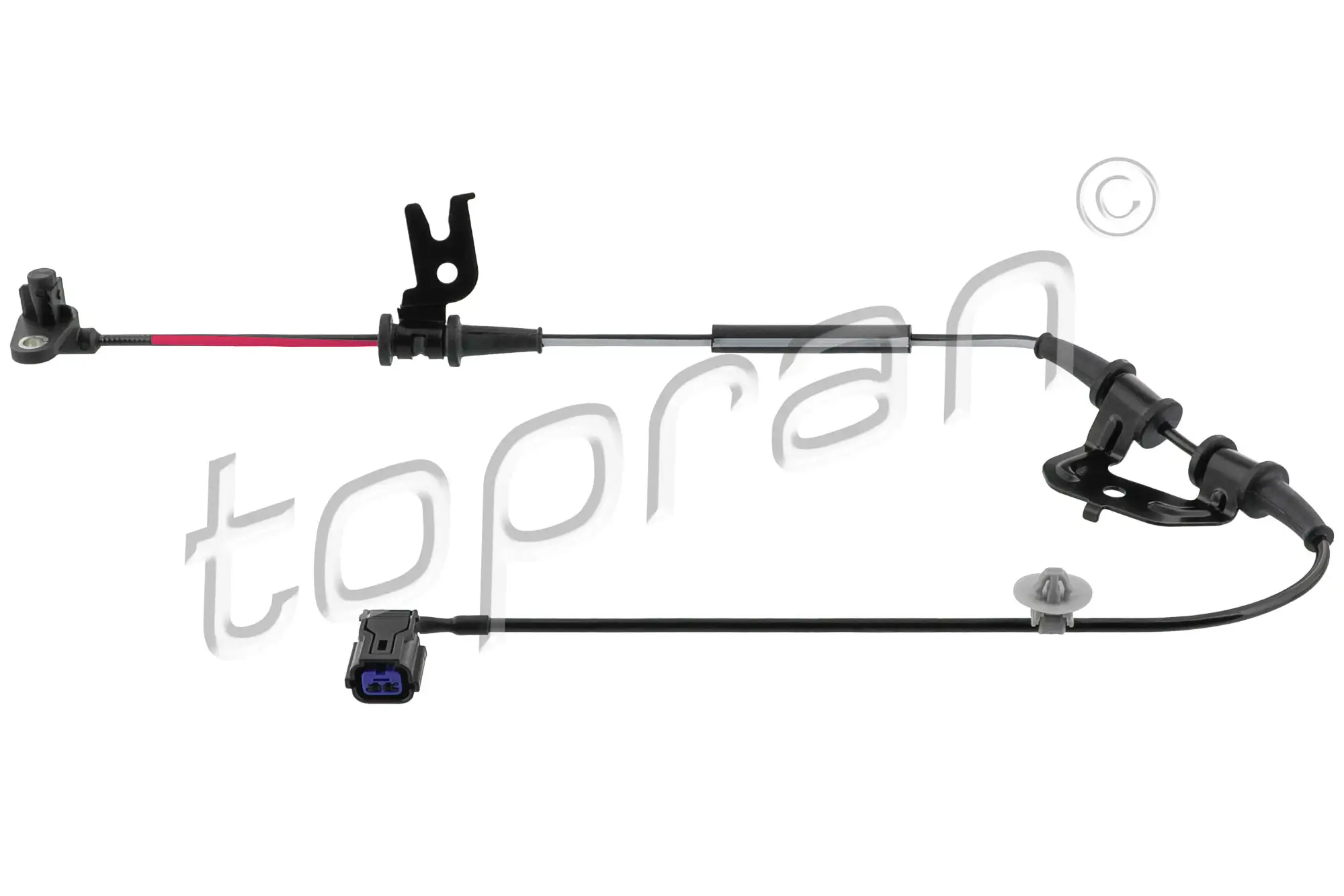 Sensor, Raddrehzahl Vorderachse rechts TOPRAN 822 112
