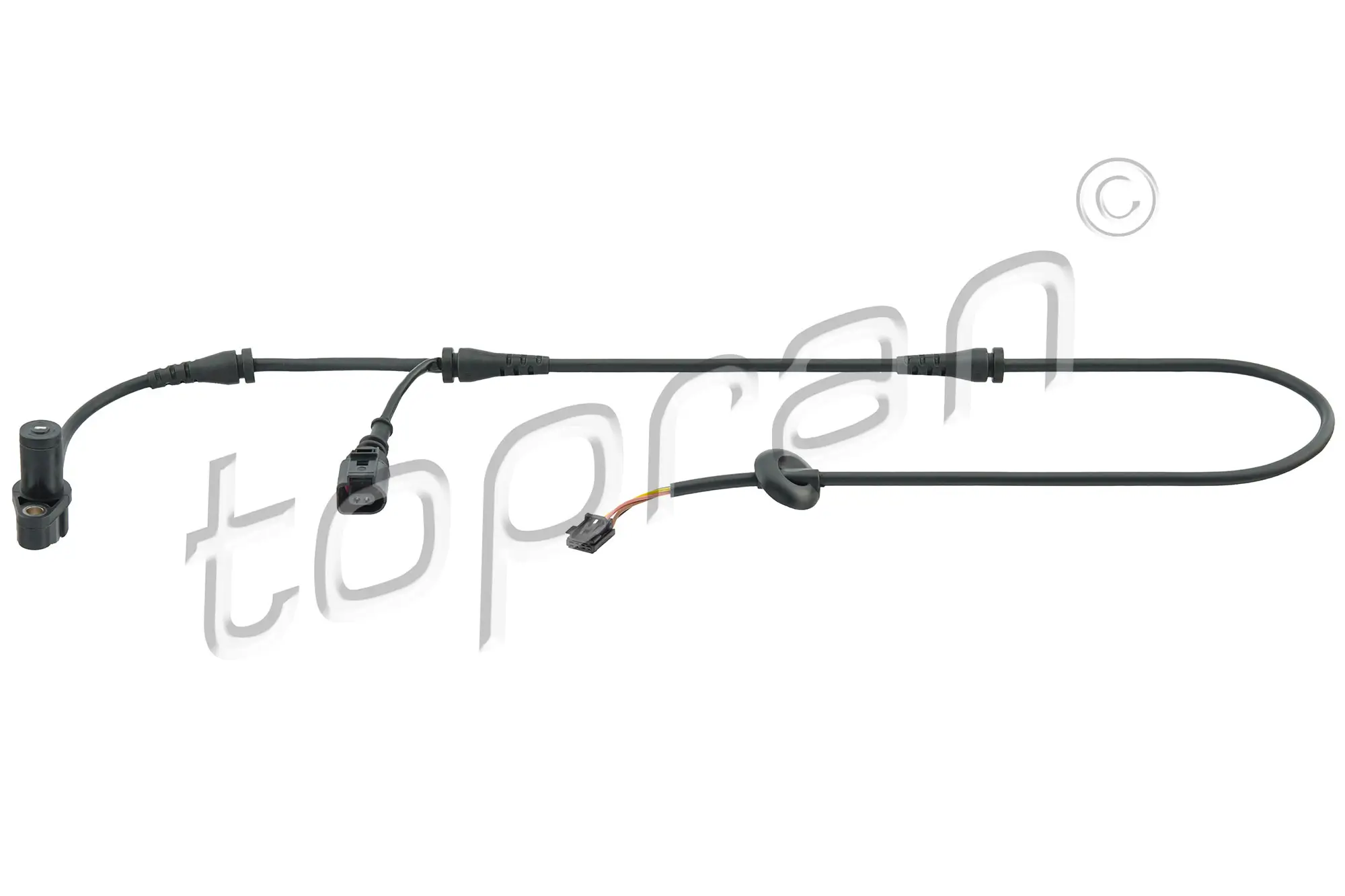 Sensor, Raddrehzahl Vorderachse links Vorderachse rechts TOPRAN 115 017