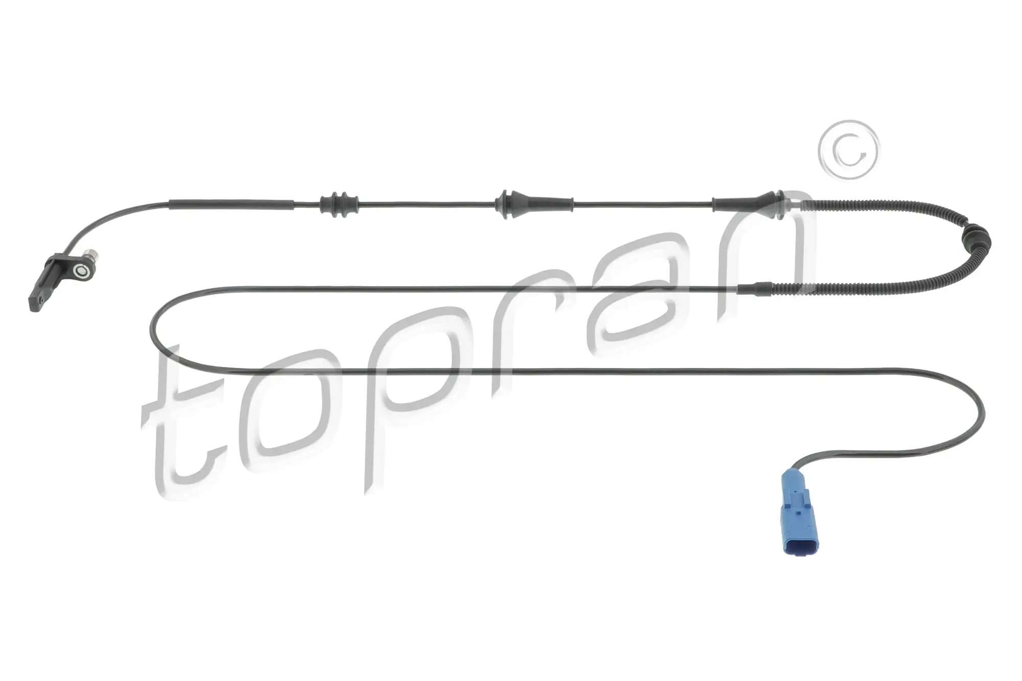 Sensor, Raddrehzahl Hinterachse links Hinterachse rechts TOPRAN 724 318
