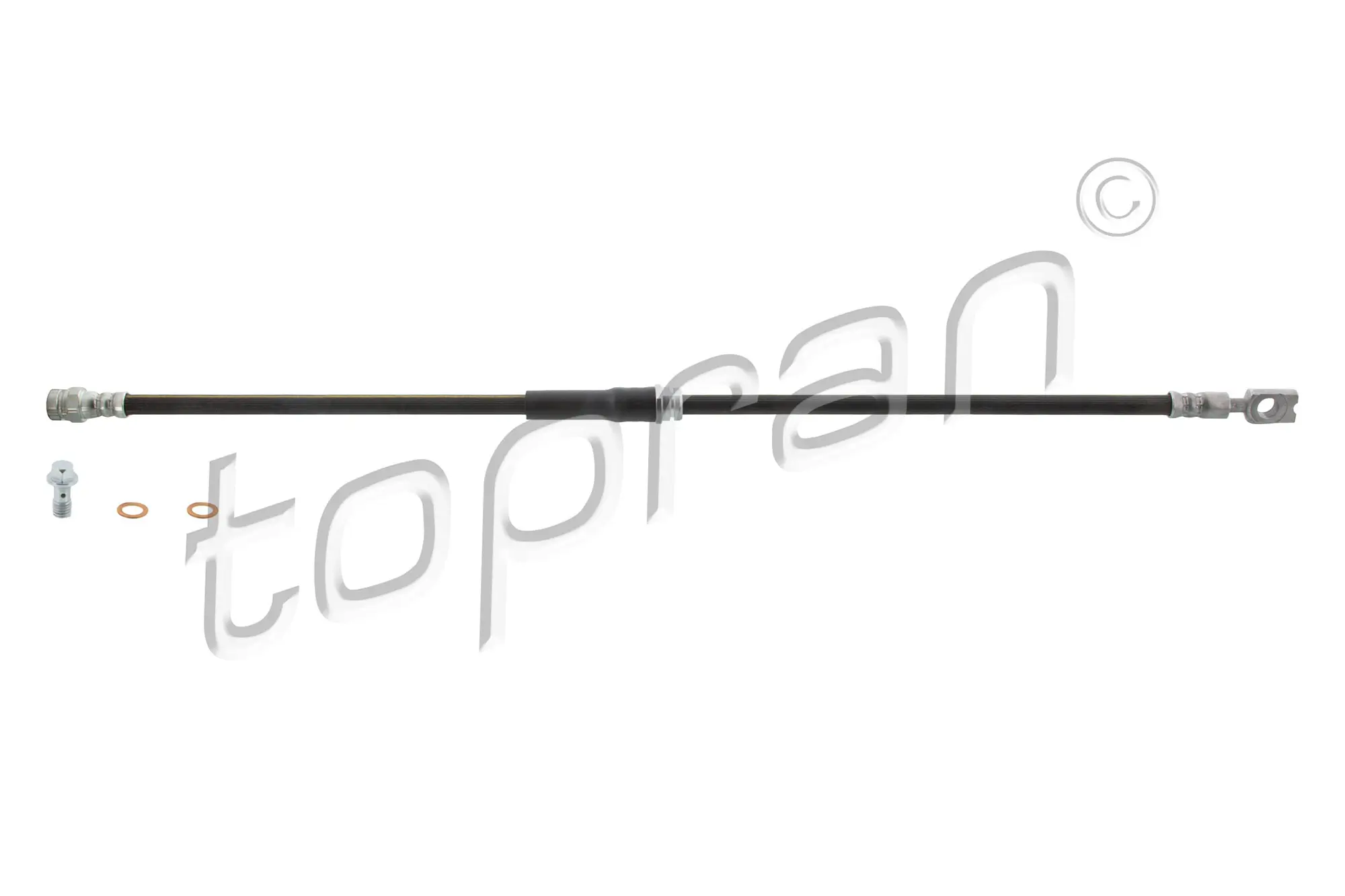 Bremsschlauch Vorderachse links Vorderachse rechts TOPRAN 117 057