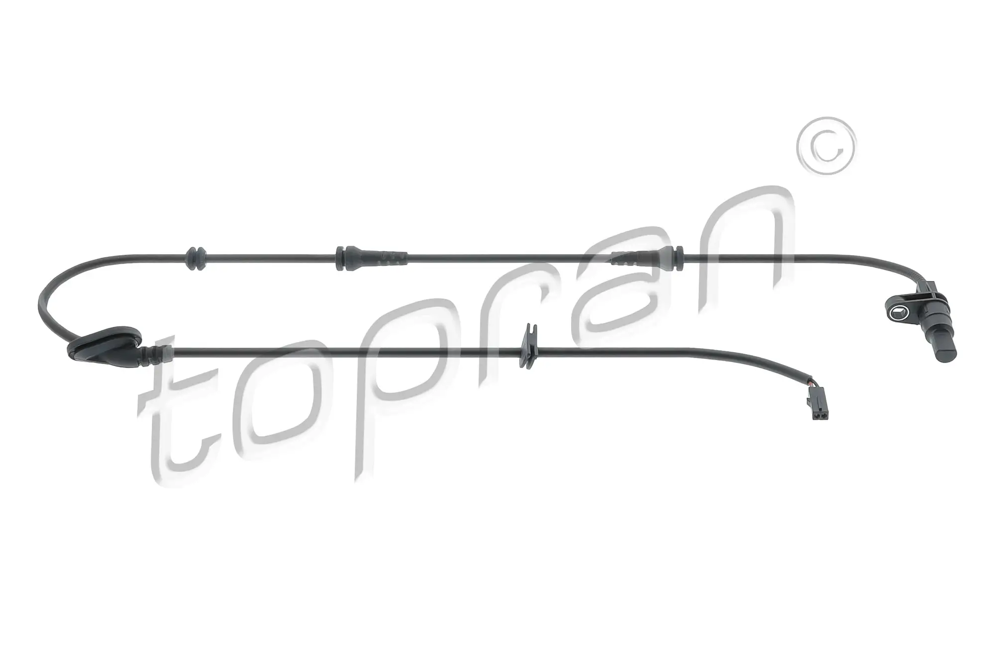 Sensor, Raddrehzahl Hinterachse links TOPRAN 120 753