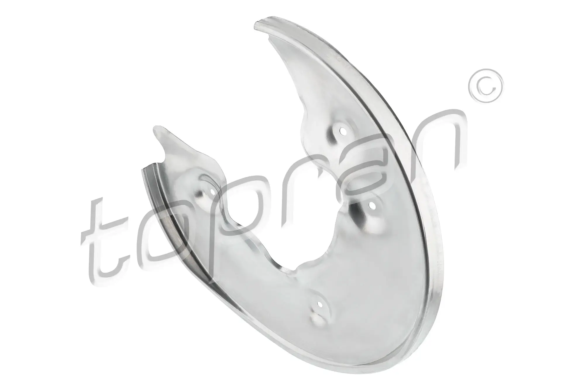 Spritzblech, Bremsscheibe Hinterachse links TOPRAN 116 835