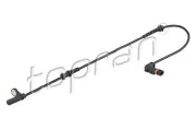 Sensor, Raddrehzahl Vorderachse links Vorderachse rechts TOPRAN 408 880