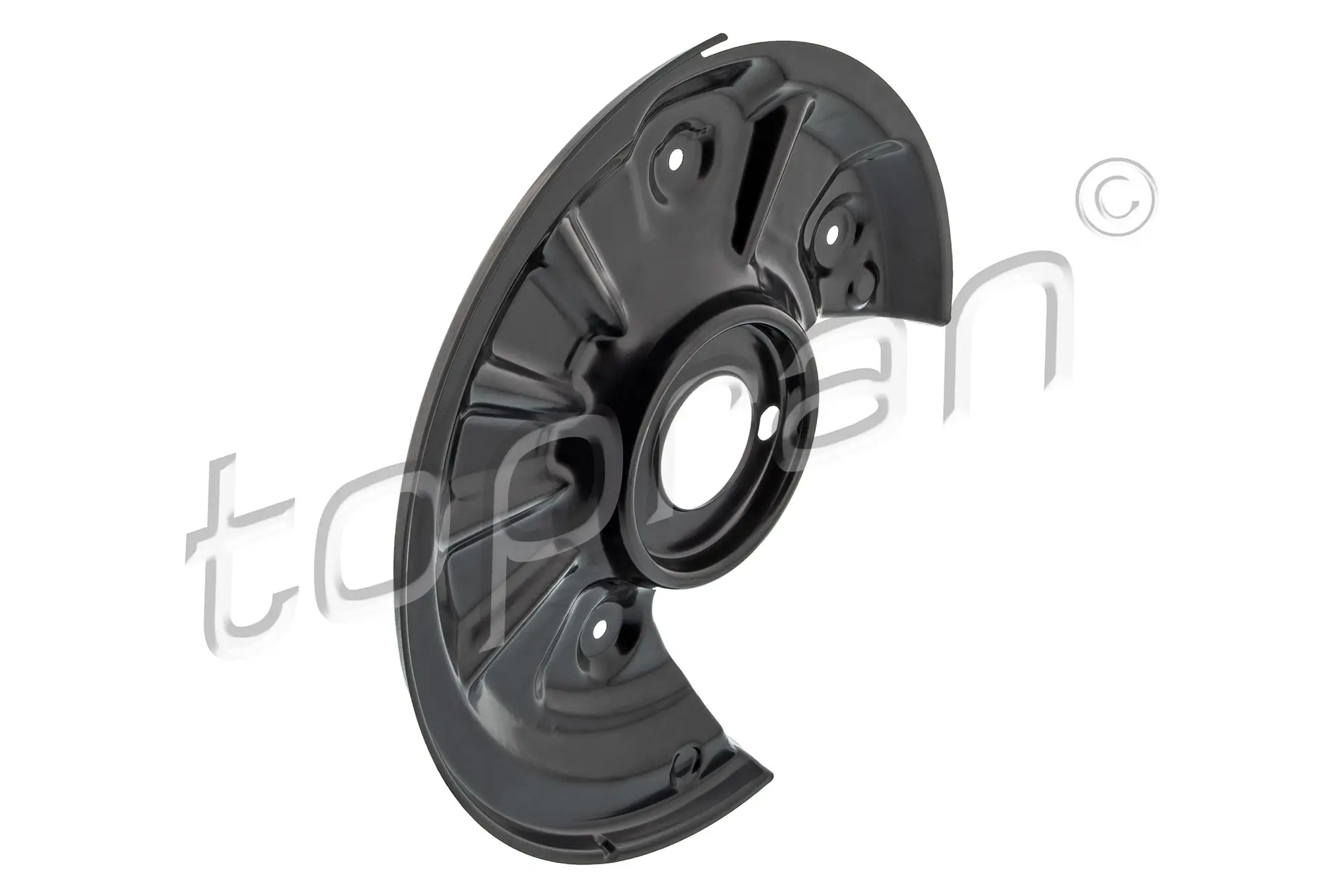 Spritzblech, Bremsscheibe Hinterachse links TOPRAN 121 447