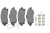 Bremsbelagsatz, Scheibenbremse Vorderachse TOPRAN 206 128