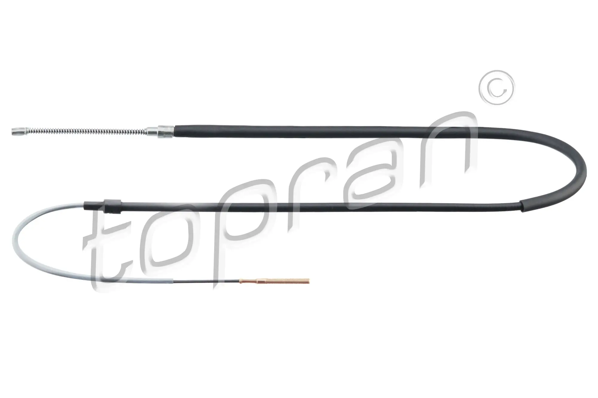 Seilzug, Feststellbremse hinten links hinten rechts TOPRAN 103 062