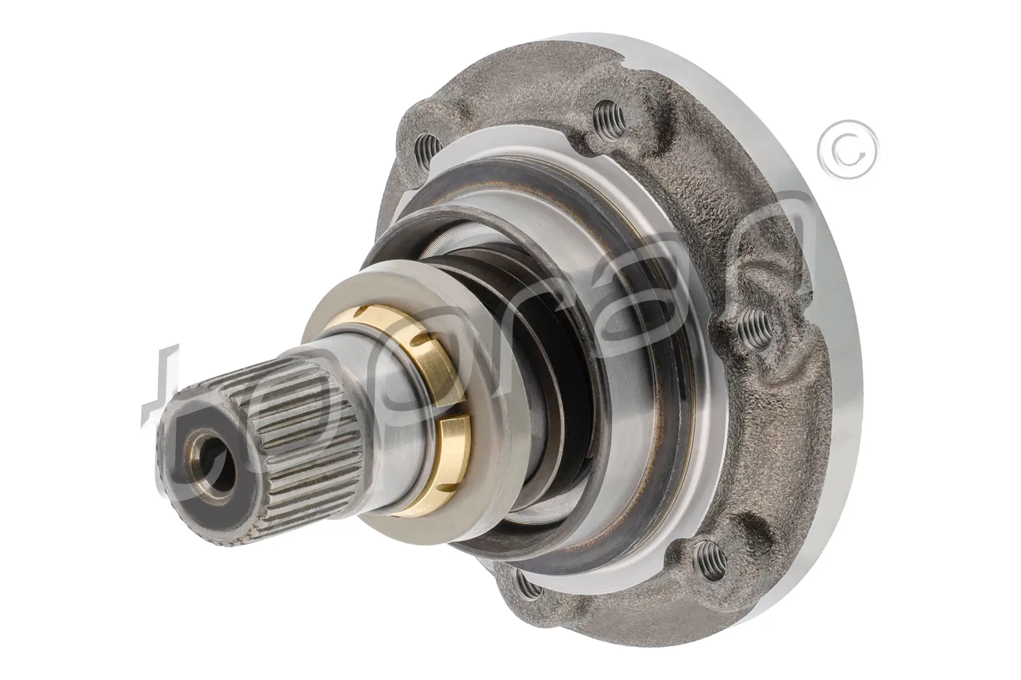 Flansch, Differential getriebeseitig links TOPRAN 121 588