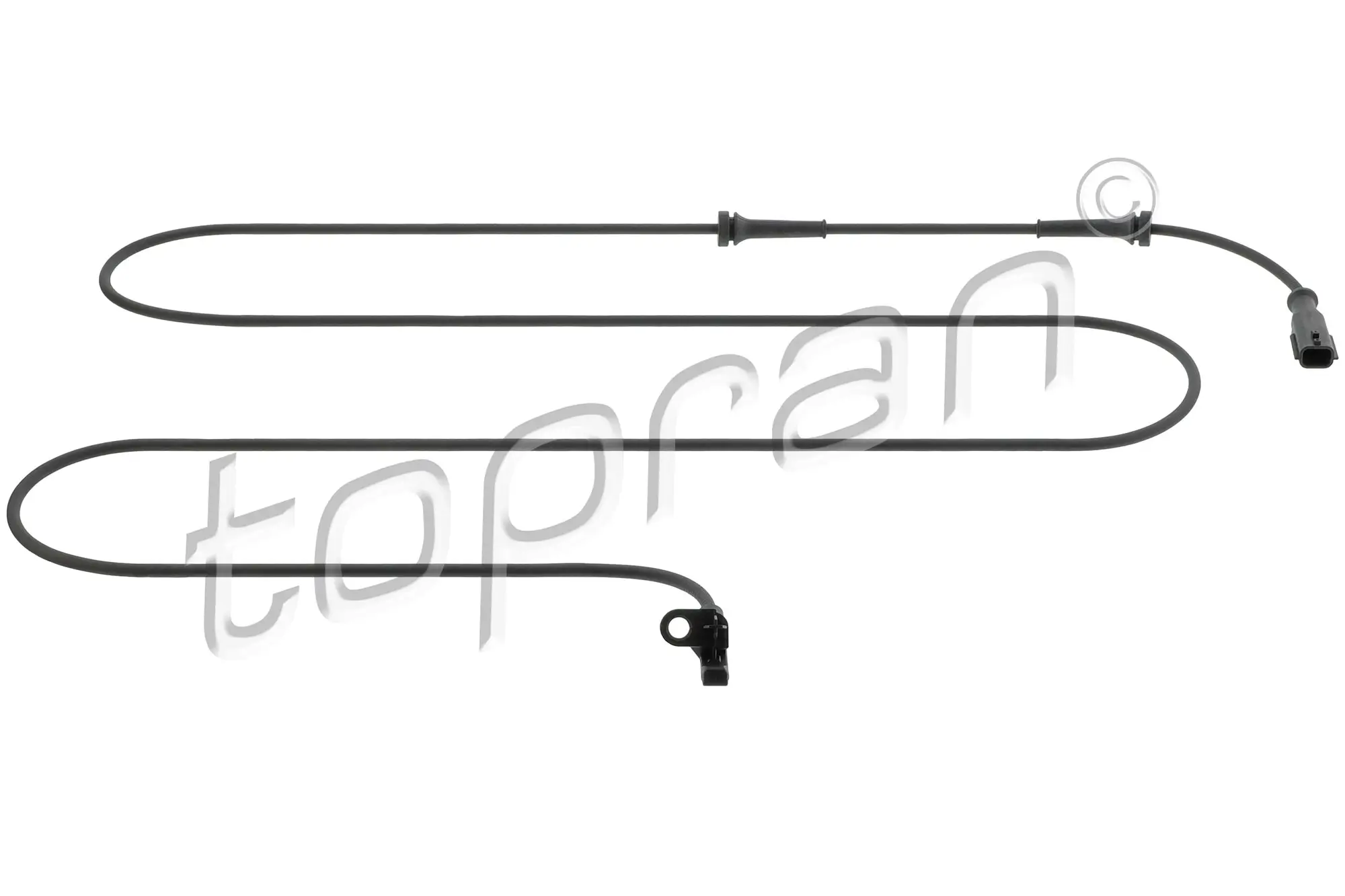 Sensor, Raddrehzahl Hinterachse rechts TOPRAN 411 312