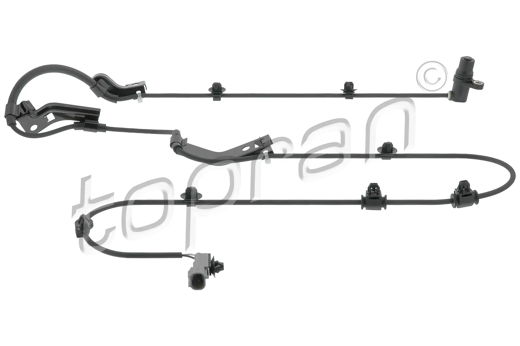 Sensor, Raddrehzahl Vorderachse rechts TOPRAN 601 492
