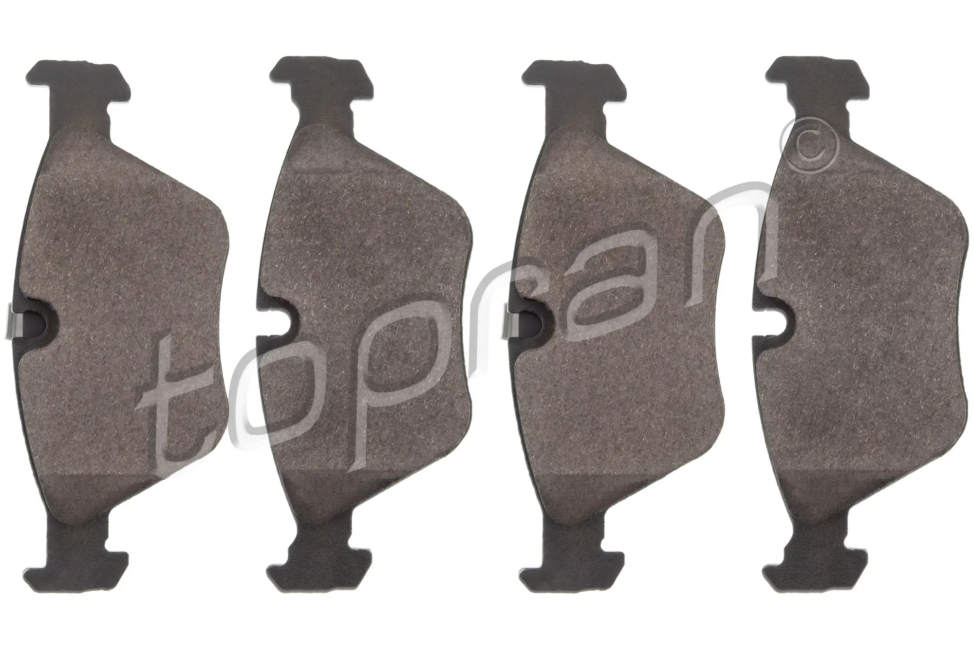 Bremsbelagsatz, Scheibenbremse Vorderachse TOPRAN 500 792