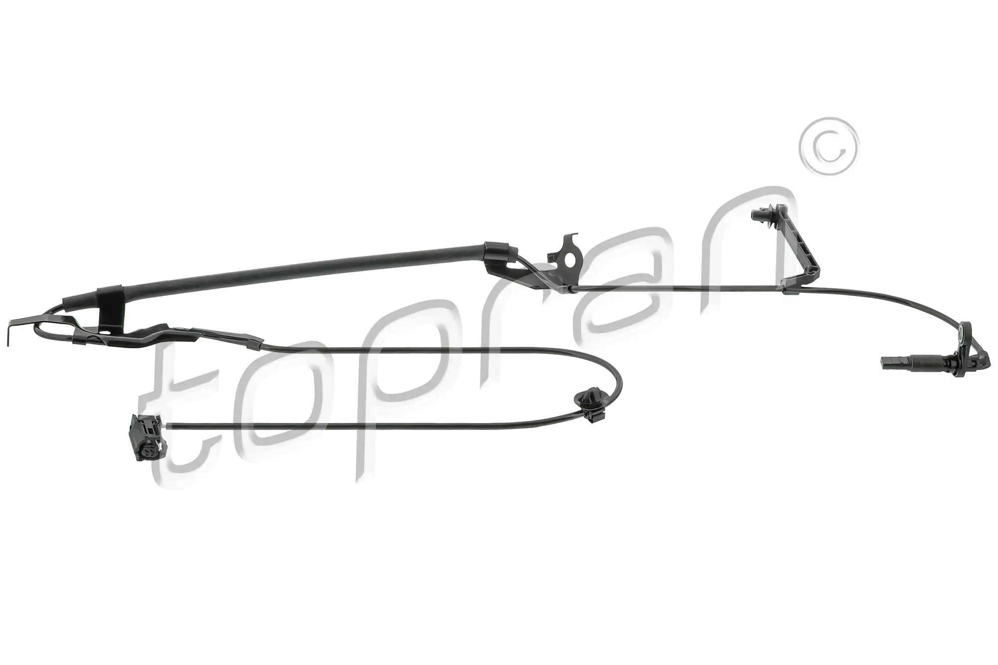 Sensor, Raddrehzahl Vorderachse rechts TOPRAN 602 356