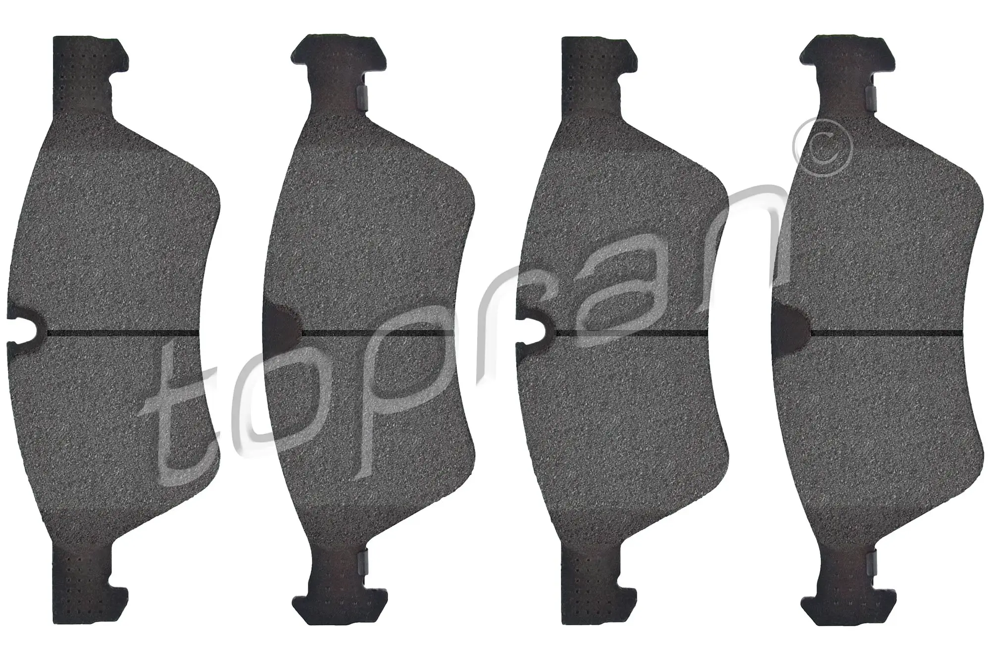 Bremsbelagsatz, Scheibenbremse Vorderachse TOPRAN 401 934