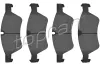 Bremsbelagsatz, Scheibenbremse Vorderachse TOPRAN 401 934