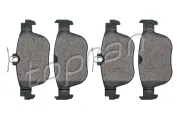 Bremsbelagsatz, Scheibenbremse Hinterachse TOPRAN 120 276