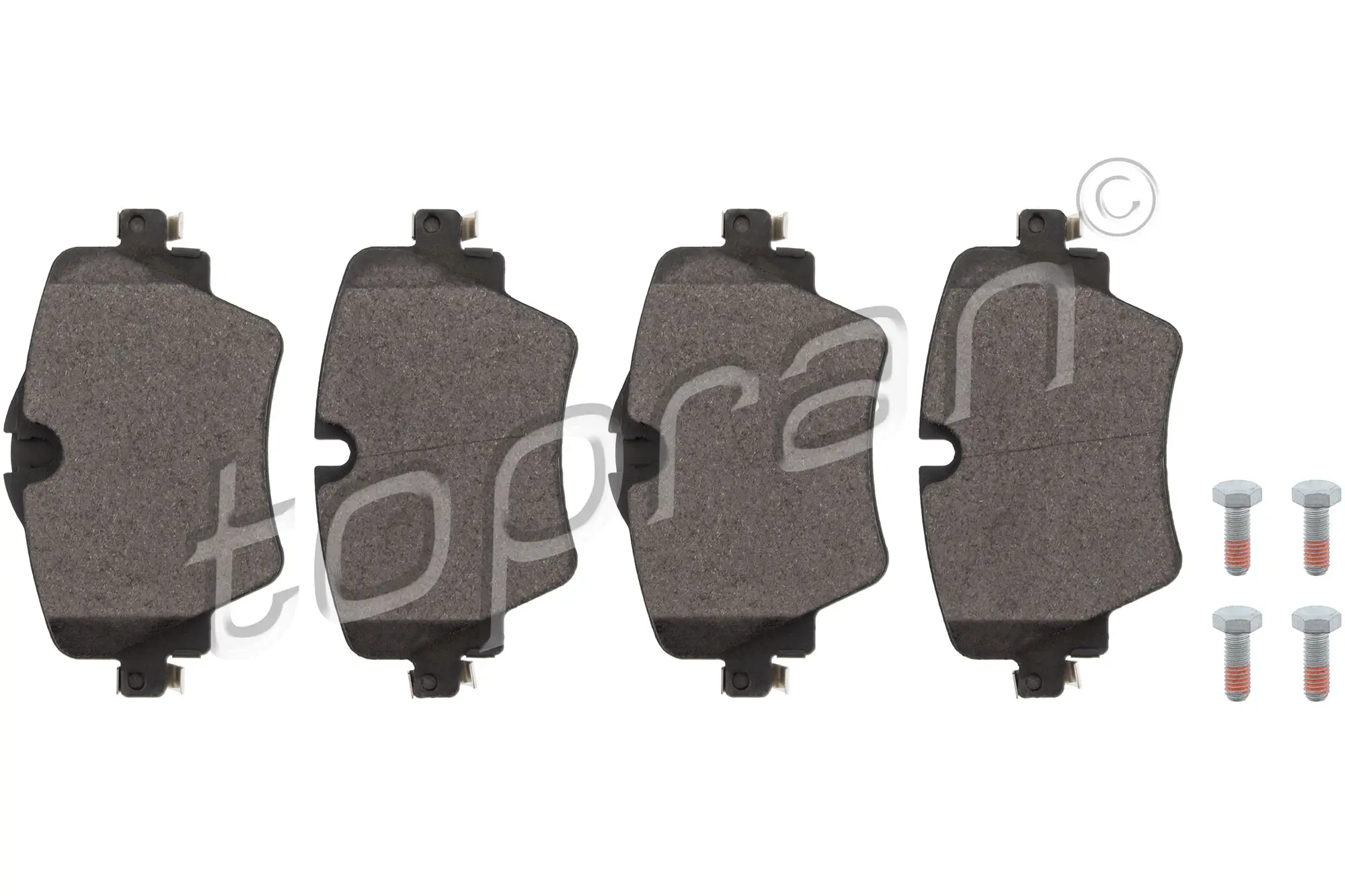 Bremsbelagsatz, Scheibenbremse Vorderachse TOPRAN 503 574