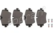 Bremsbelagsatz, Scheibenbremse Vorderachse TOPRAN 503 574