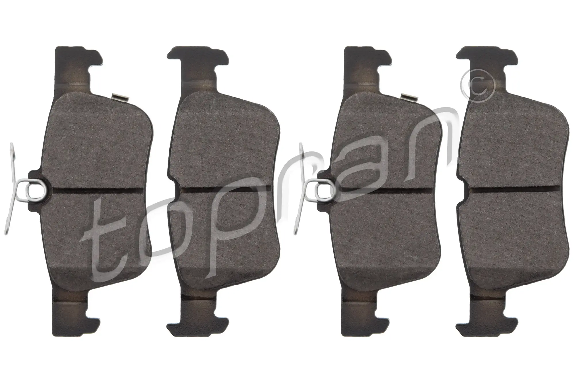 Bremsbelagsatz, Scheibenbremse Hinterachse TOPRAN 305 560
