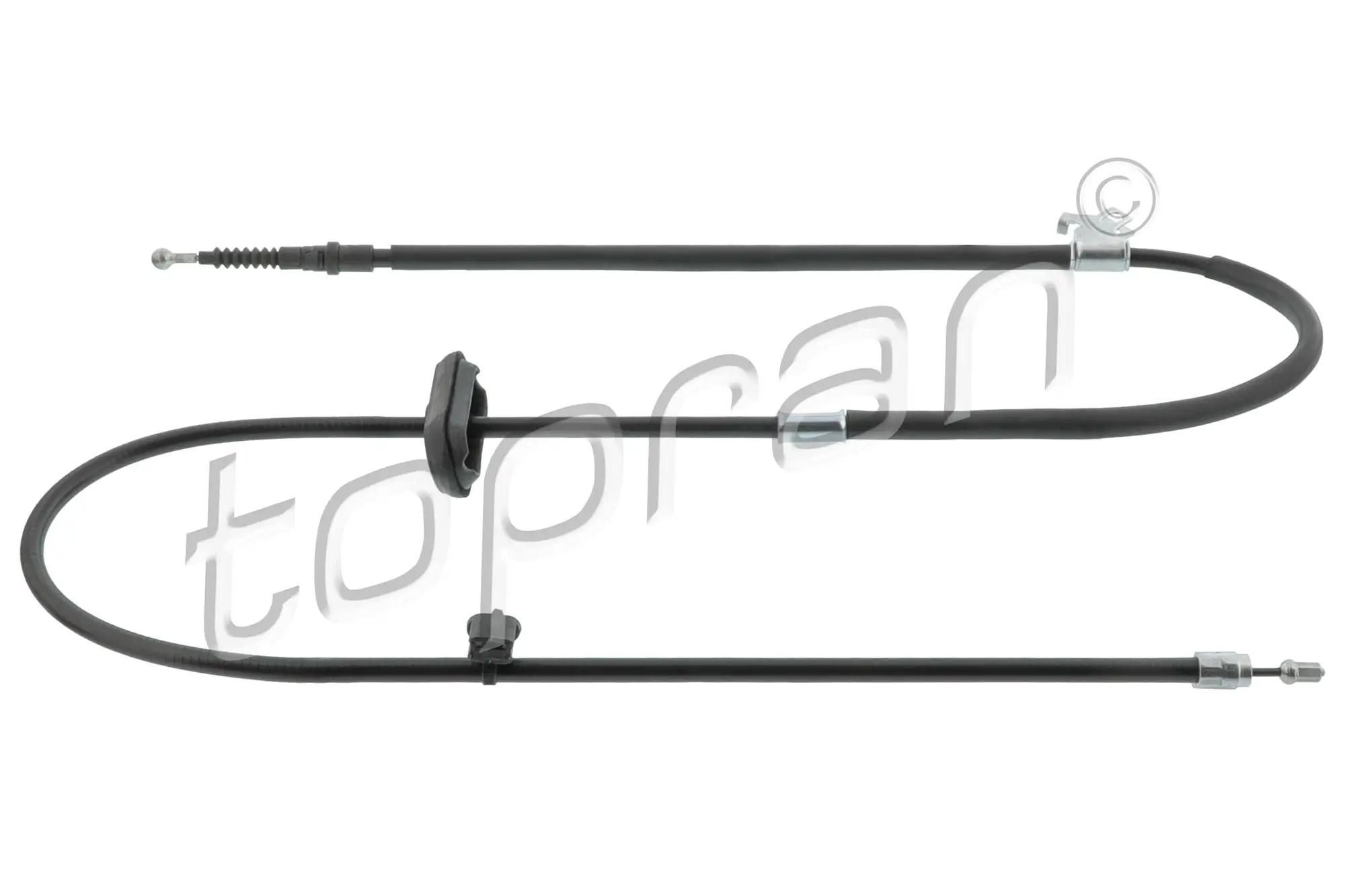 Seilzug, Feststellbremse hinten links TOPRAN 208 435