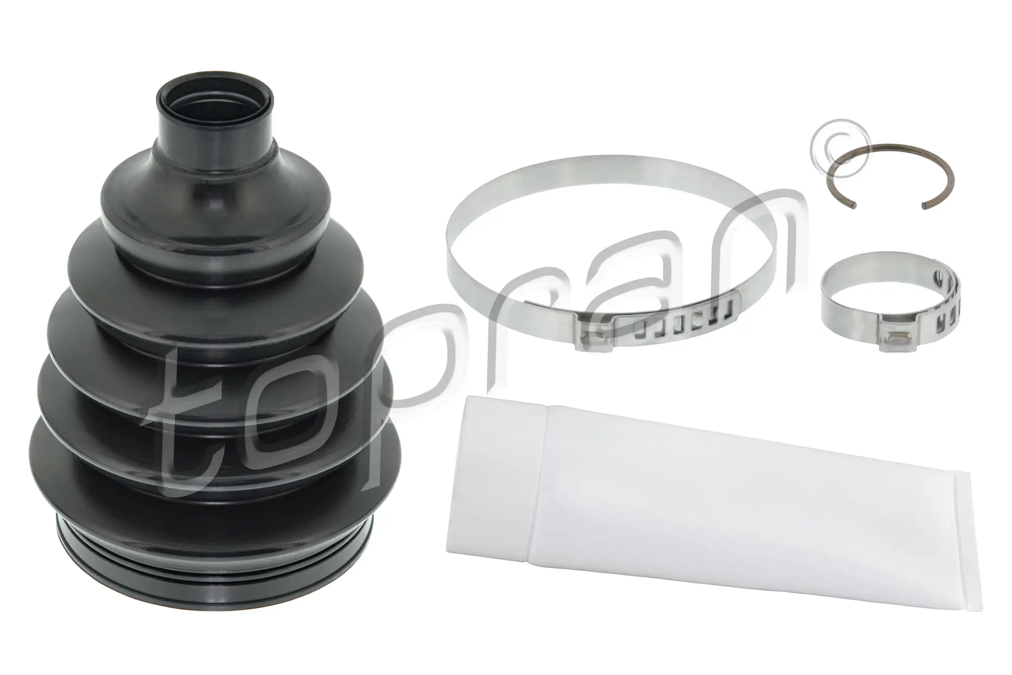 Faltenbalgsatz, Antriebswelle Vorderachse links Vorderachse rechts radseitig TOPRAN 208 541