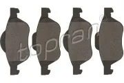 Bremsbelagsatz, Scheibenbremse Vorderachse TOPRAN 700 800