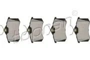 Bremsbelagsatz, Scheibenbremse Hinterachse TOPRAN 701 162