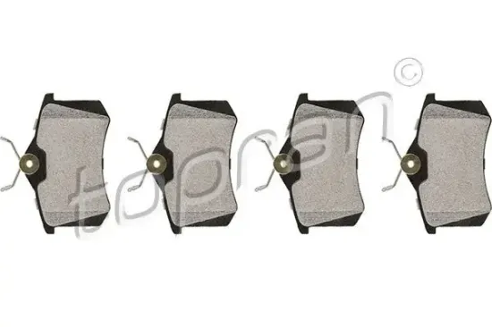 Bremsbelagsatz, Scheibenbremse Hinterachse TOPRAN 701 162 Bild Bremsbelagsatz, Scheibenbremse Hinterachse TOPRAN 701 162