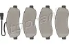 Bremsbelagsatz, Scheibenbremse Vorderachse TOPRAN 208 234