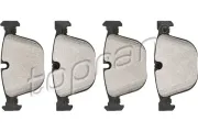 Bremsbelagsatz, Scheibenbremse Hinterachse TOPRAN 502 240