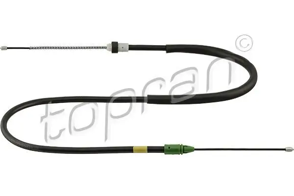 Seilzug, Feststellbremse hinten links TOPRAN 700 919