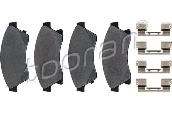Bremsbelagsatz, Scheibenbremse Vorderachse TOPRAN 208 008 Bild Bremsbelagsatz, Scheibenbremse Vorderachse TOPRAN 208 008