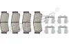 Bremsbelagsatz, Scheibenbremse Hinterachse TOPRAN 820 622