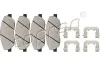 Bremsbelagsatz, Scheibenbremse Vorderachse TOPRAN 820 649