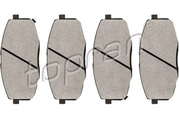 Bremsbelagsatz, Scheibenbremse Vorderachse TOPRAN 820 691