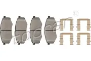 Bremsbelagsatz, Scheibenbremse Vorderachse TOPRAN 820 795