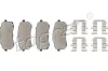 Bremsbelagsatz, Scheibenbremse Hinterachse TOPRAN 820 814