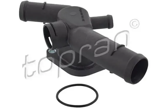 Kühlmittelflansch getriebeseitig Zylinderkopf TOPRAN 108 197 Bild Kühlmittelflansch getriebeseitig Zylinderkopf TOPRAN 108 197