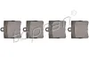 Bremsbelagsatz, Scheibenbremse Hinterachse TOPRAN 407 763