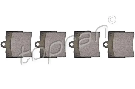 Bremsbelagsatz, Scheibenbremse Hinterachse TOPRAN 407 763 Bild Bremsbelagsatz, Scheibenbremse Hinterachse TOPRAN 407 763