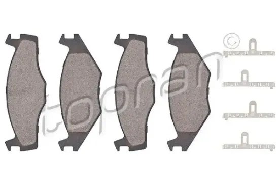 Bremsbelagsatz, Scheibenbremse Vorderachse TOPRAN 103 073 Bild Bremsbelagsatz, Scheibenbremse Vorderachse TOPRAN 103 073