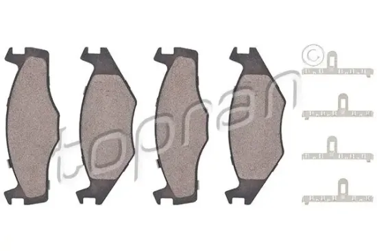 Bremsbelagsatz, Scheibenbremse TOPRAN 104 252 Bild Bremsbelagsatz, Scheibenbremse TOPRAN 104 252