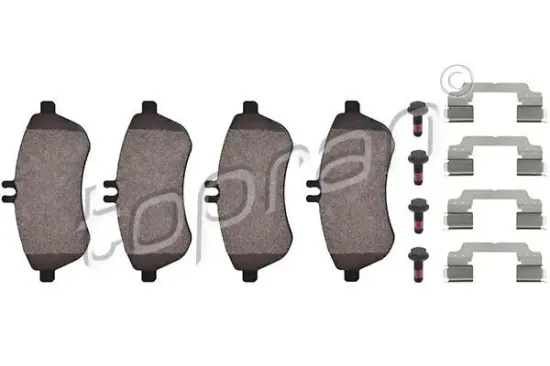 Bremsbelagsatz, Scheibenbremse Vorderachse TOPRAN 401 901 Bild Bremsbelagsatz, Scheibenbremse Vorderachse TOPRAN 401 901