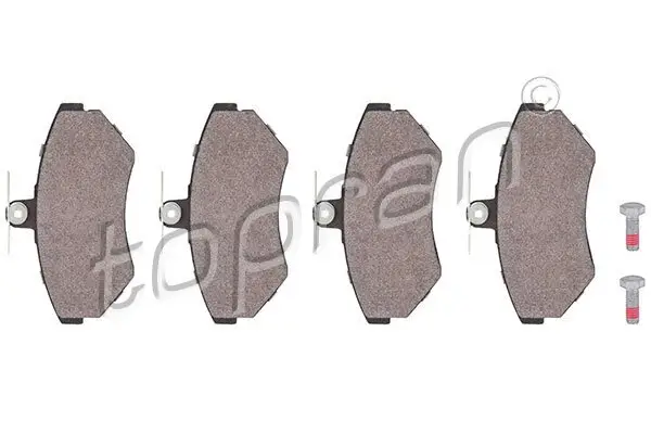 Bremsbelagsatz, Scheibenbremse Vorderachse TOPRAN 107 235