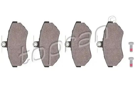 Bremsbelagsatz, Scheibenbremse Vorderachse TOPRAN 107 235 Bild Bremsbelagsatz, Scheibenbremse Vorderachse TOPRAN 107 235