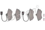 Bremsbelagsatz, Scheibenbremse Vorderachse TOPRAN 103 531